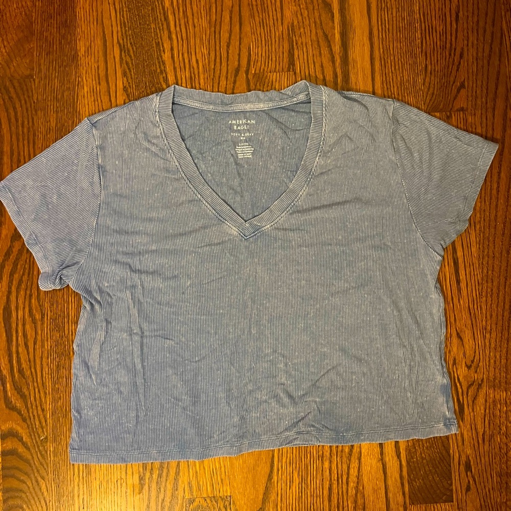 Women’s American Eagle Blue Crop Top